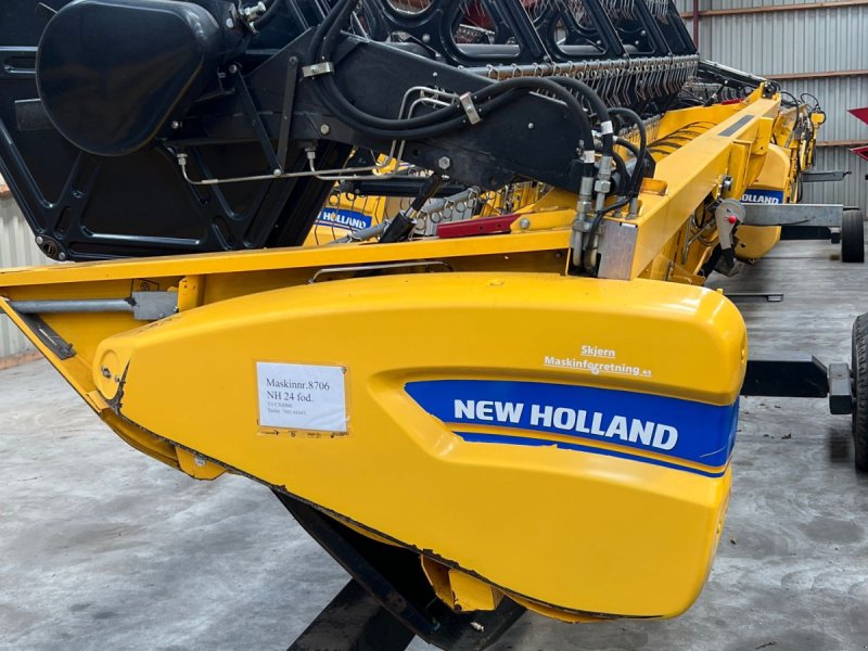 Schneidwerk des Typs New Holland 24 fod skærebord Std skærebord årg. 2018 med vogn, Gebrauchtmaschine in Vejle (Bild 1)