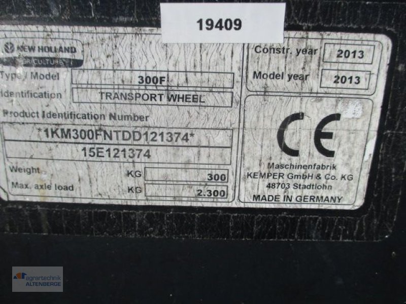 Schneidwerk des Typs New Holland 300 F Zusatzfahrwerk, Gebrauchtmaschine in Altenberge (Bild 10)