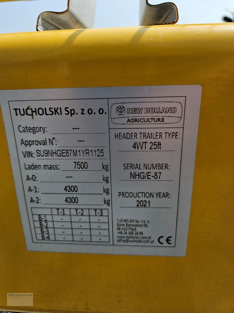 Schneidwerk des Typs New Holland 4WT 25ft 7,6m, Neumaschine in Erlbach (Bild 3)