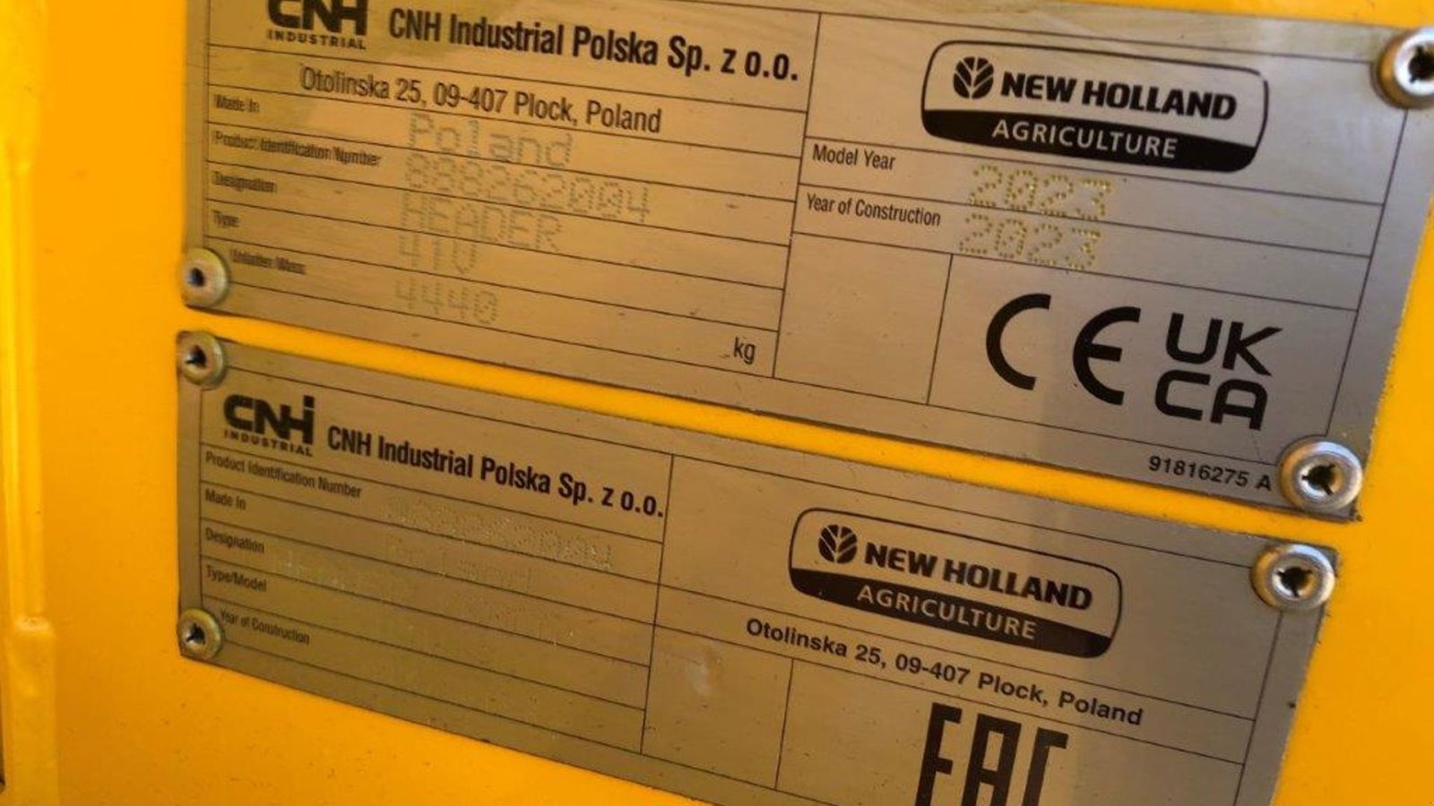 Schneidwerk typu New Holland 760CG 12,5/41FT VT skærebord 41 fods varifeed, Gebrauchtmaschine v Tinglev (Obrázek 7)