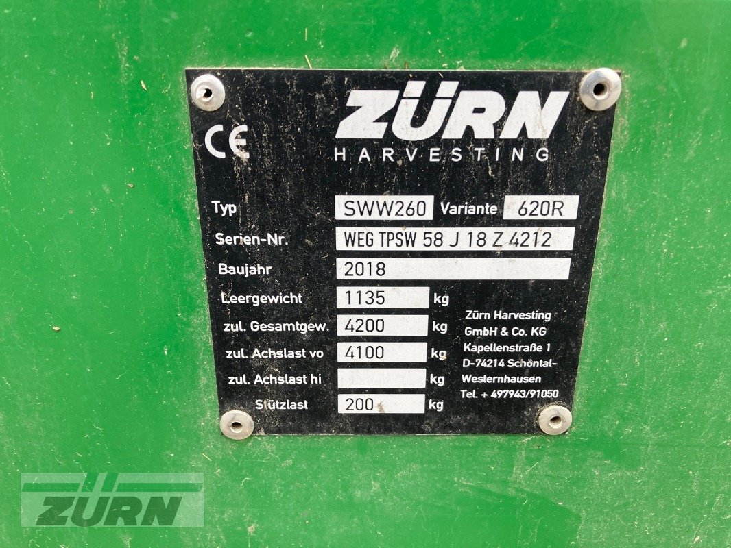 Schneidwerk typu Zürn Premium Flow 620 PF 6,10 m, Gebrauchtmaschine w Kanzach (Zdjęcie 22)