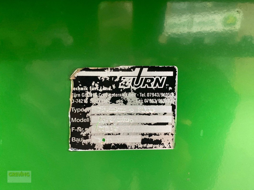 Schneidwerk des Typs Zürn Premium Flow 625, Gebrauchtmaschine in Ahaus (Bild 22)