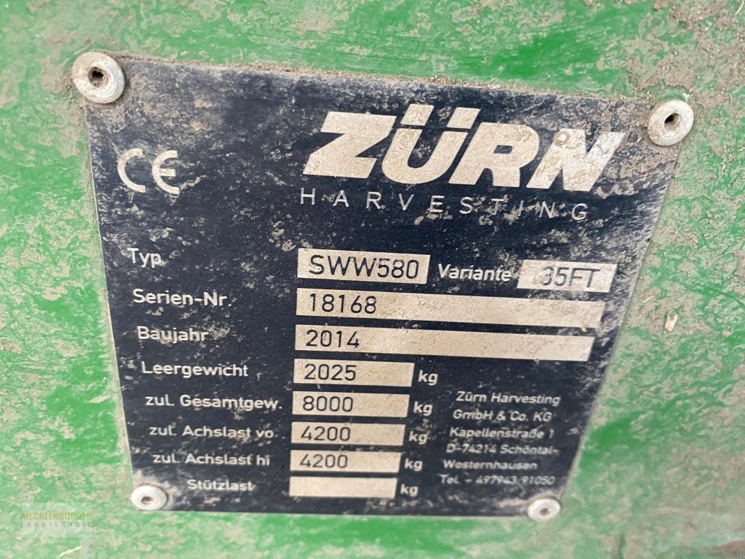 Schneidwerk des Typs Zürn Premium Flow 635, Gebrauchtmaschine in Mühlengeez (Bild 12)