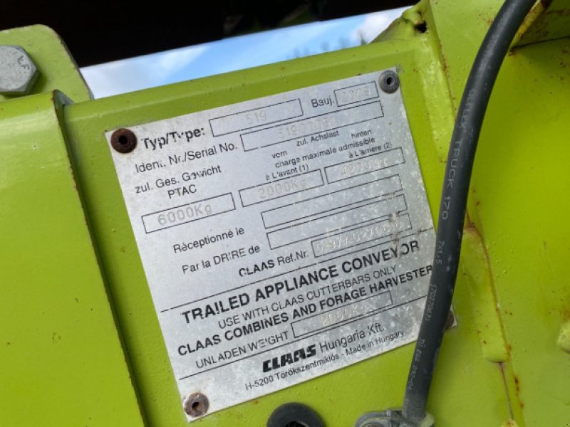 Schneidwerkswagen typu CLAAS Skærebordsvogn, Gebrauchtmaschine v Hemmet (Obrázek 5)