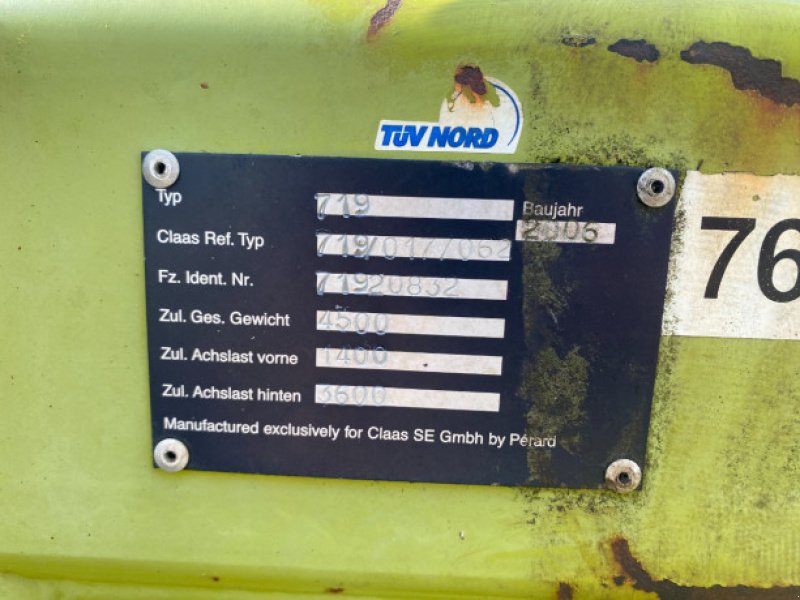 Schneidwerkswagen typu CLAAS Skærebordsvogn, Gebrauchtmaschine v Hemmet (Obrázek 4)