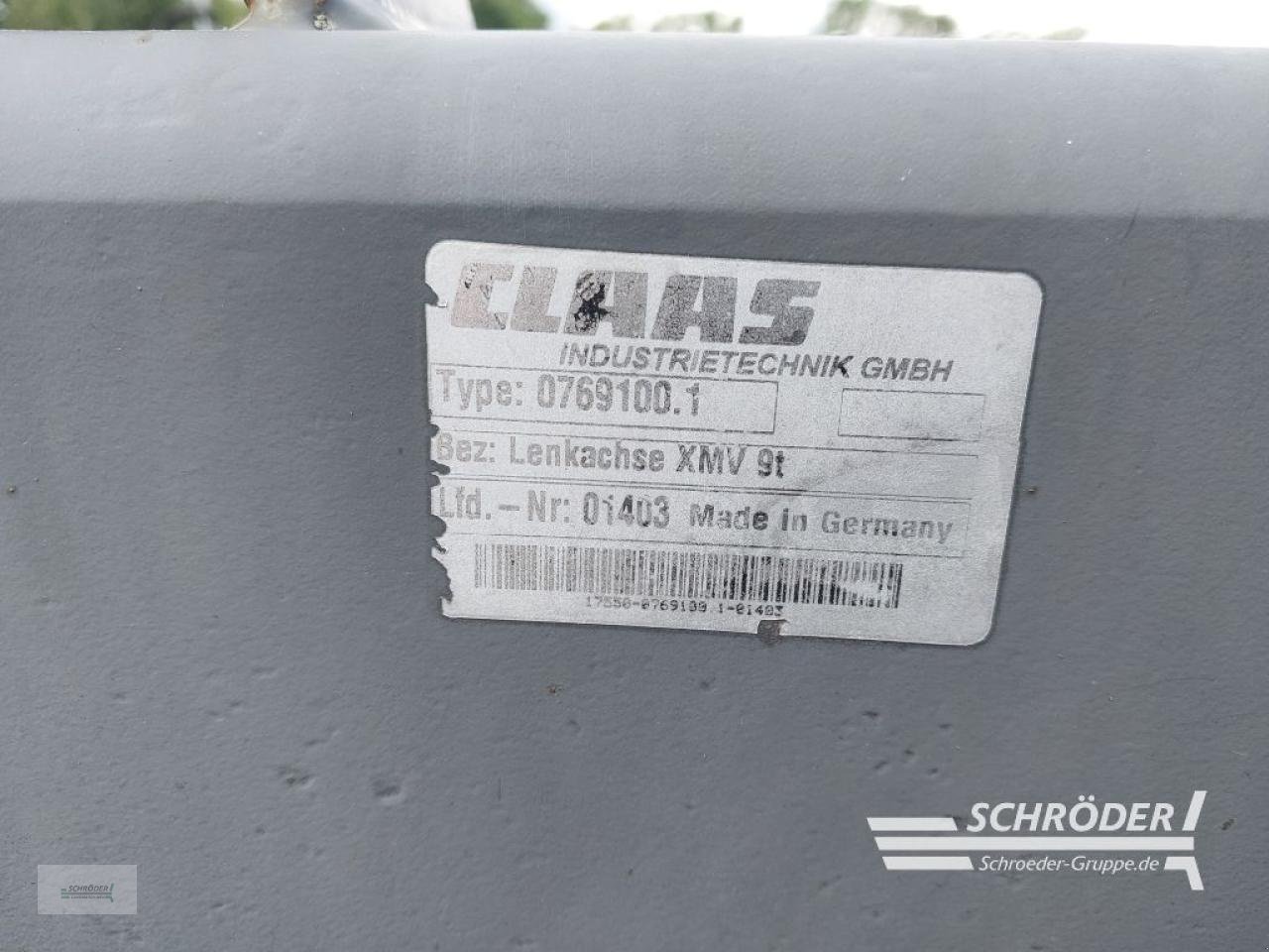 Schneidwerkswagen typu Sonstige LENKACHSE ZUM CLAAS LEXION 450, Gebrauchtmaschine v Lastrup (Obrázek 4)