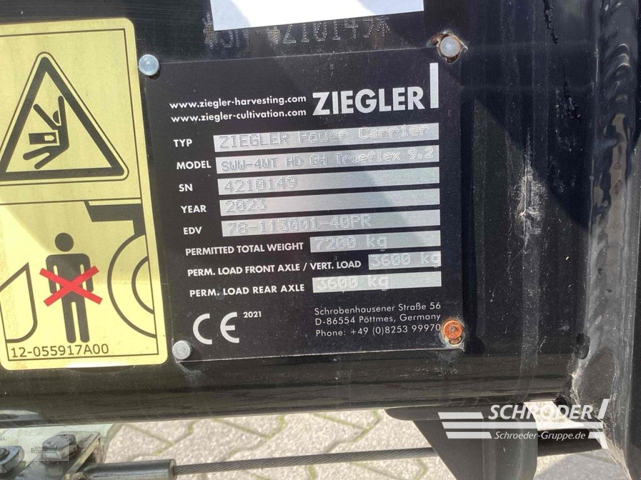 Schneidwerkswagen от тип Ziegler 9,20 M TRUFLEX, Neumaschine в Lastrup (Снимка 11)