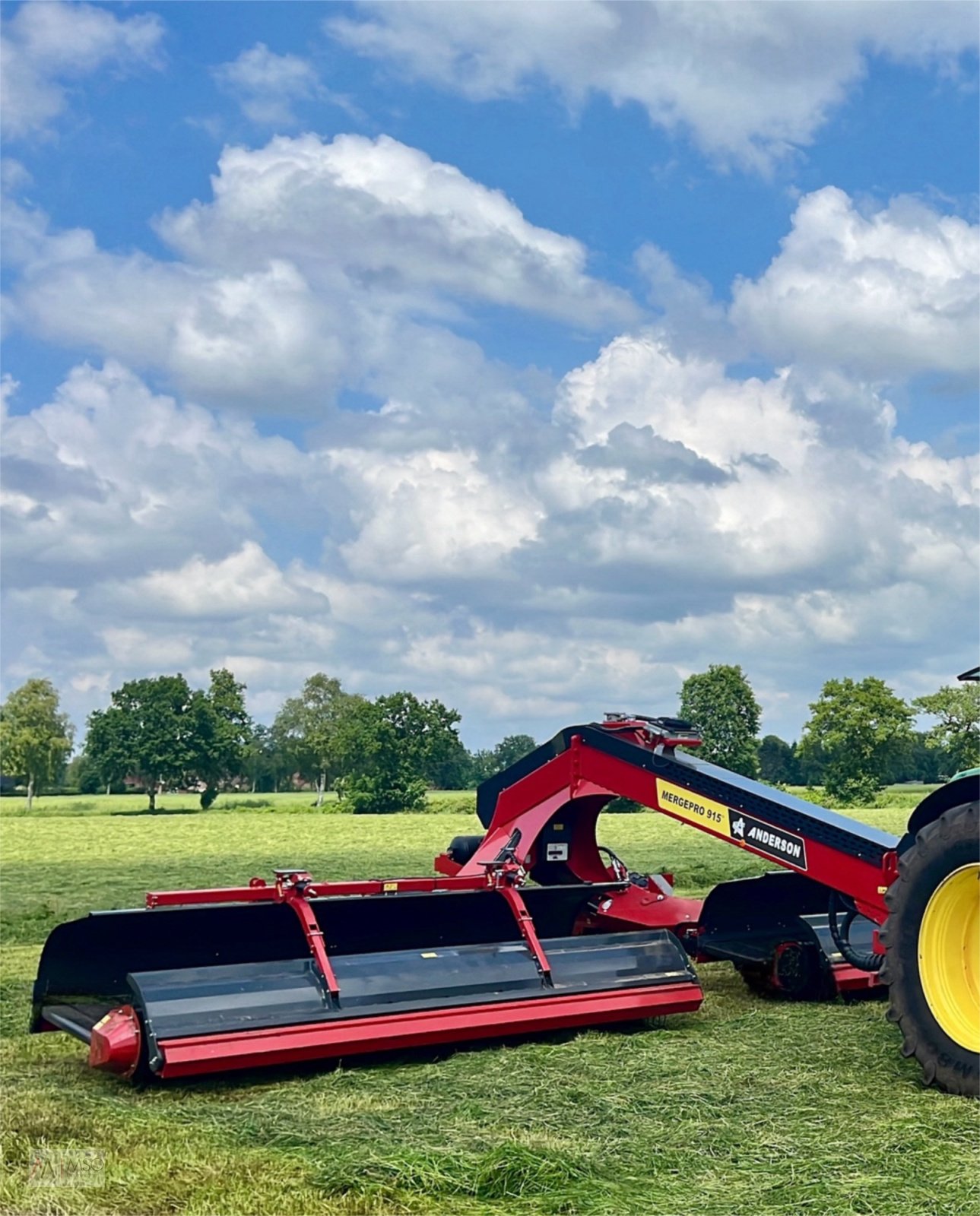 Schwader Türe ait Anderson MergePro 915 Bandschwader, Neumaschine içinde Berumerfehn (resim 5)