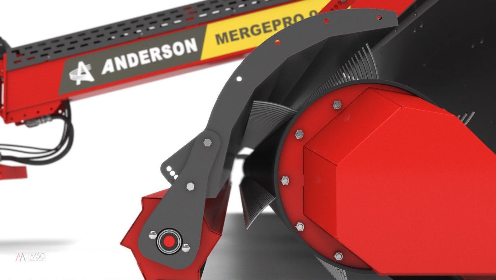 Schwader Türe ait Anderson MergePro 915 Bandschwader, Neumaschine içinde Berumerfehn (resim 11)