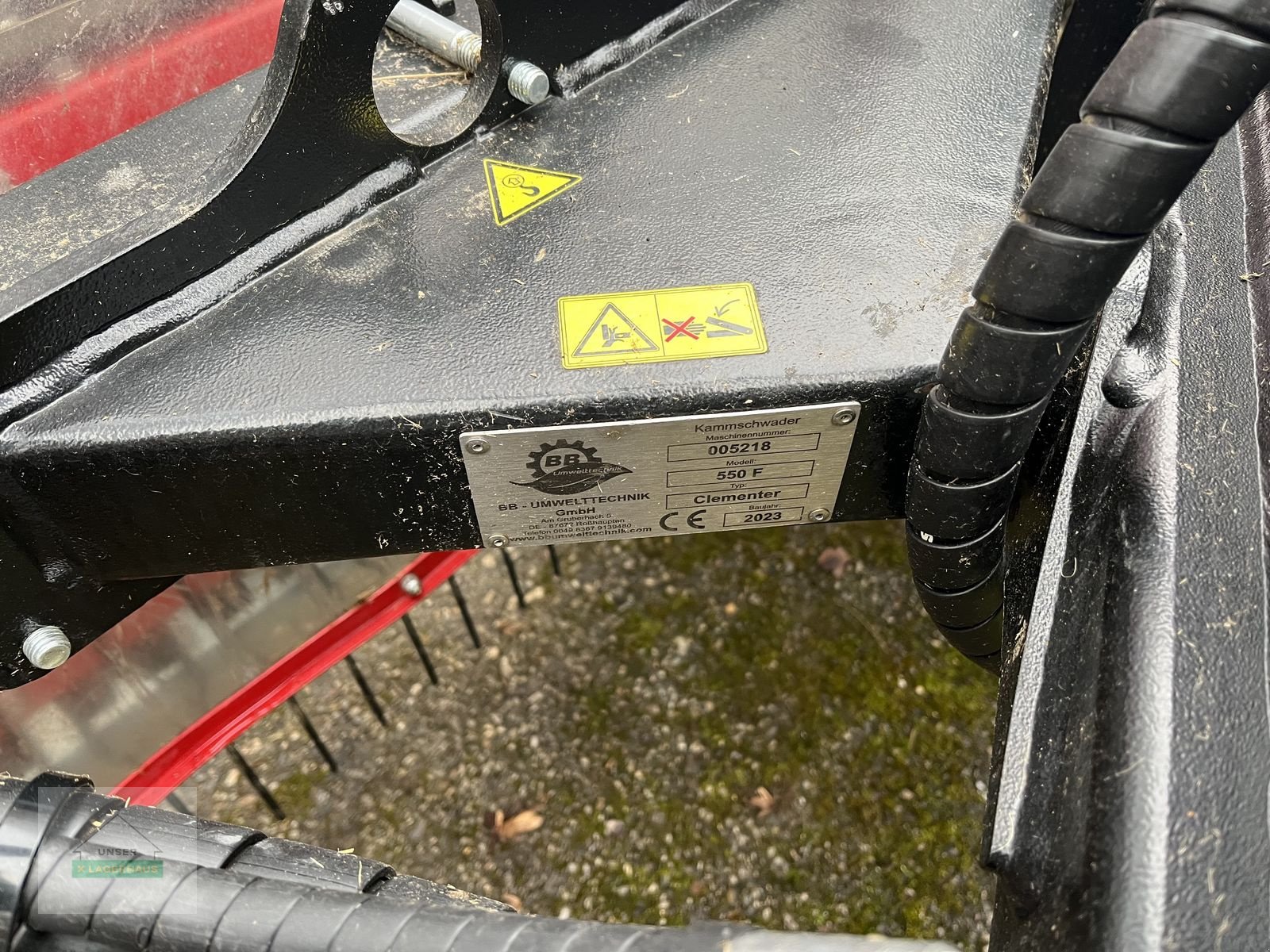 Schwader tip BB-Umwelttechnik Clementer 550F, Gebrauchtmaschine in Wartberg (Poză 4)