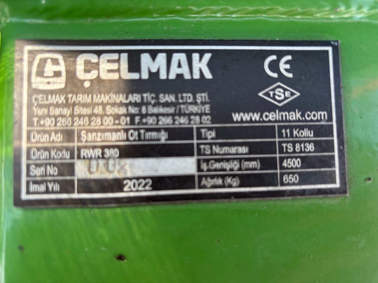 Schwader tipa Celmak Kreiselschwader RWR380, Neumaschine u Gerasdorf (Slika 9)