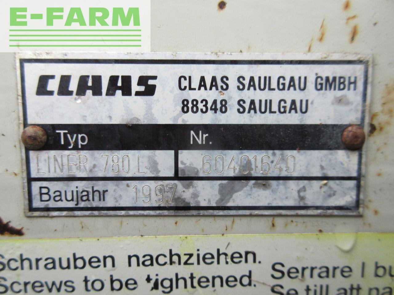 Schwader типа CLAAS l 780 l, Gebrauchtmaschine в PLOUIGNEAU (Фотография 5)
