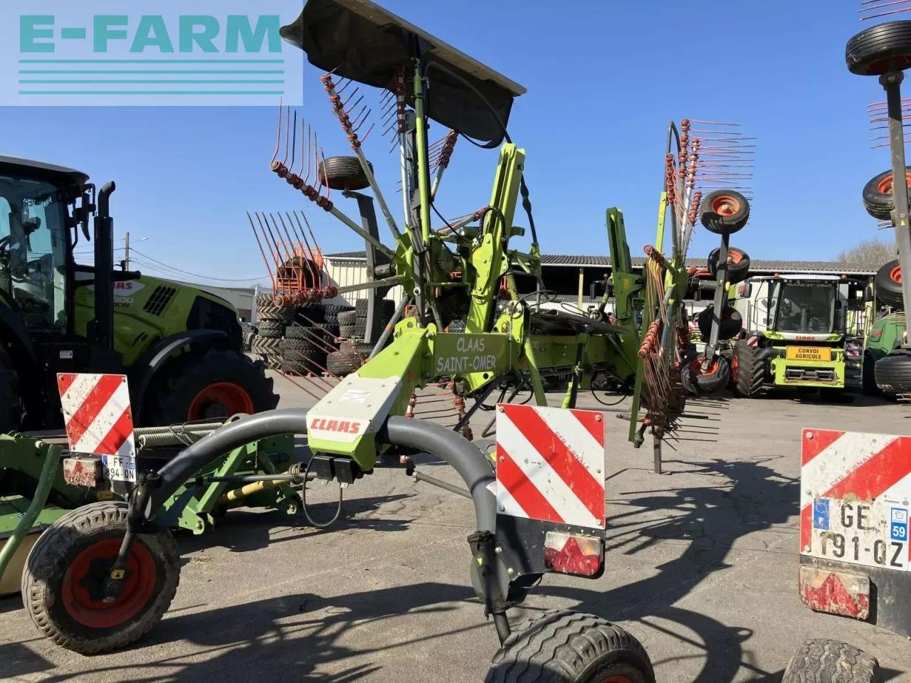 Schwader typu CLAAS liner 1600 twin, Gebrauchtmaschine v BLENDECQUES (Obrázek 1)