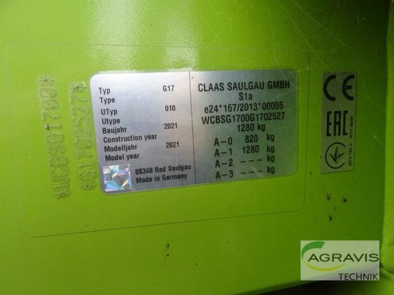 Schwader типа CLAAS LINER 1600, Gebrauchtmaschine в Uelzen (Фотография 6)