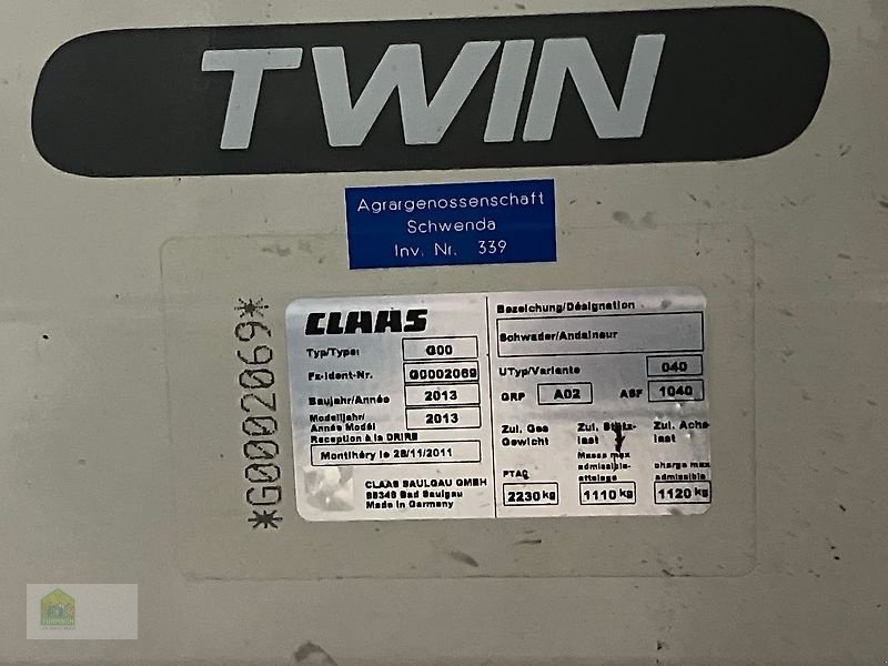 Schwader del tipo CLAAS Liner 1650 Twin, Gebrauchtmaschine en Salsitz (Imagen 12)