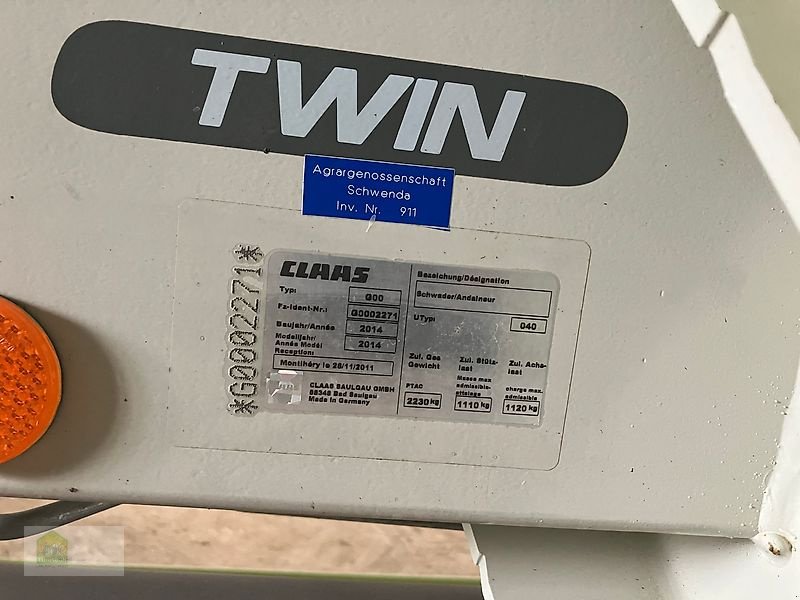 Schwader del tipo CLAAS Liner 1650 Twin, Gebrauchtmaschine en Salsitz (Imagen 10)