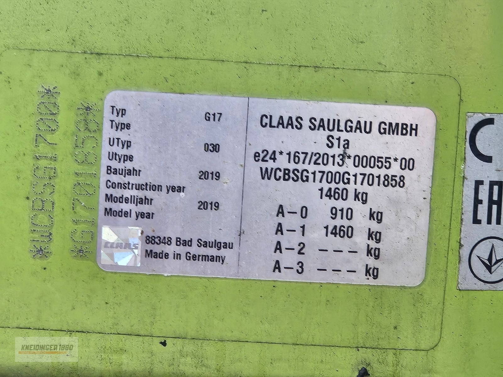 Schwader typu CLAAS Liner 1700, Gebrauchtmaschine v Altenfelden (Obrázek 2)