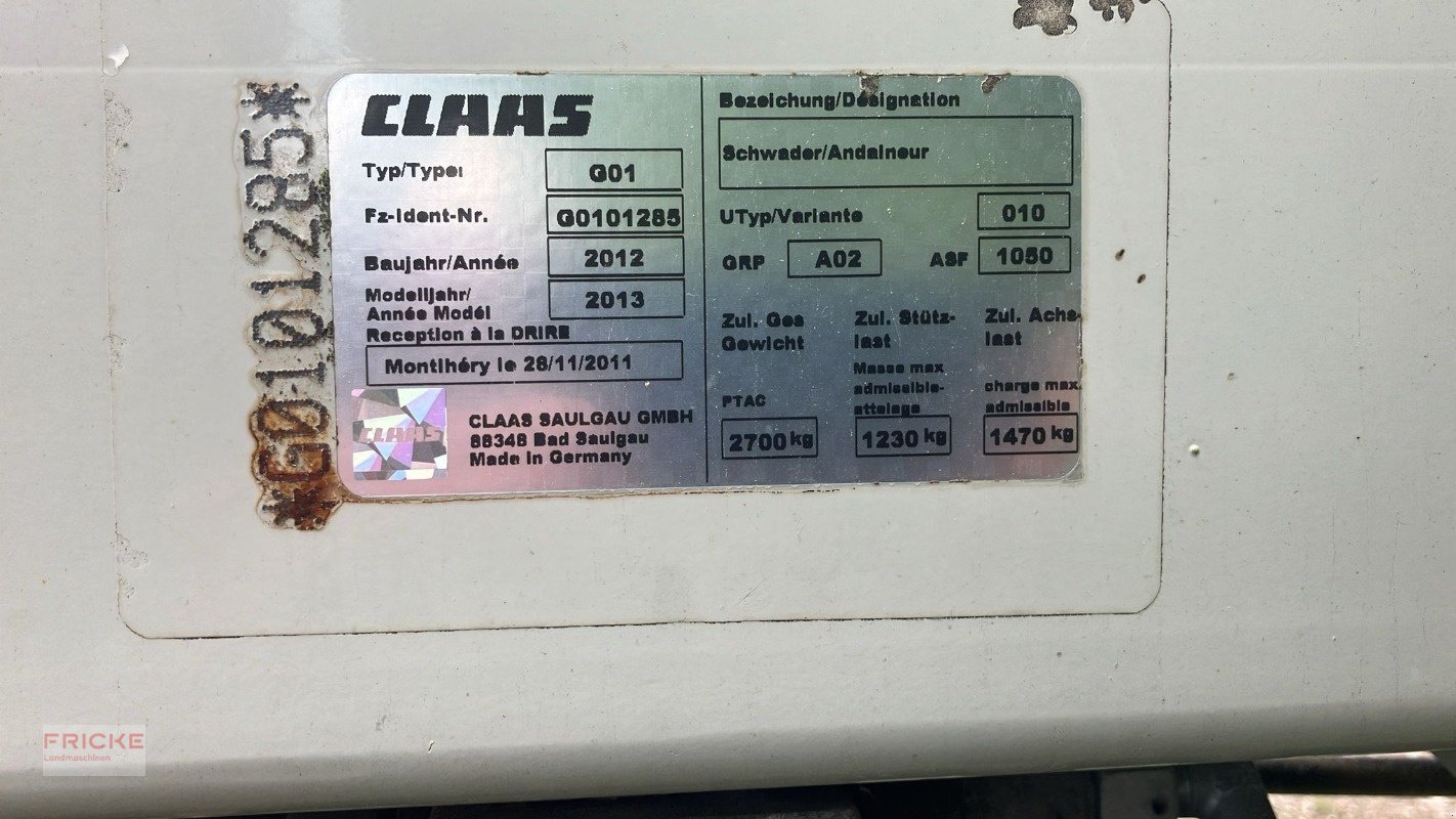 Schwader typu CLAAS Liner 1750 Twin, Gebrauchtmaschine w Bockel - Gyhum (Zdjęcie 11)