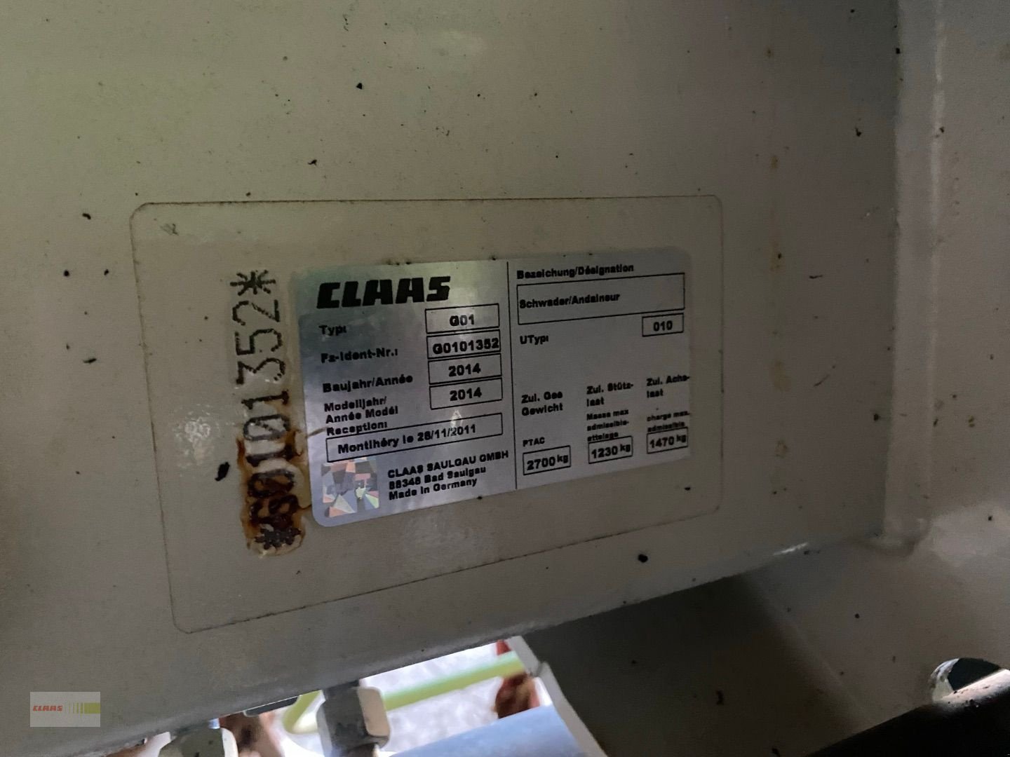 Schwader типа CLAAS Liner 1750, Gebrauchtmaschine в Tuningen (Фотография 12)