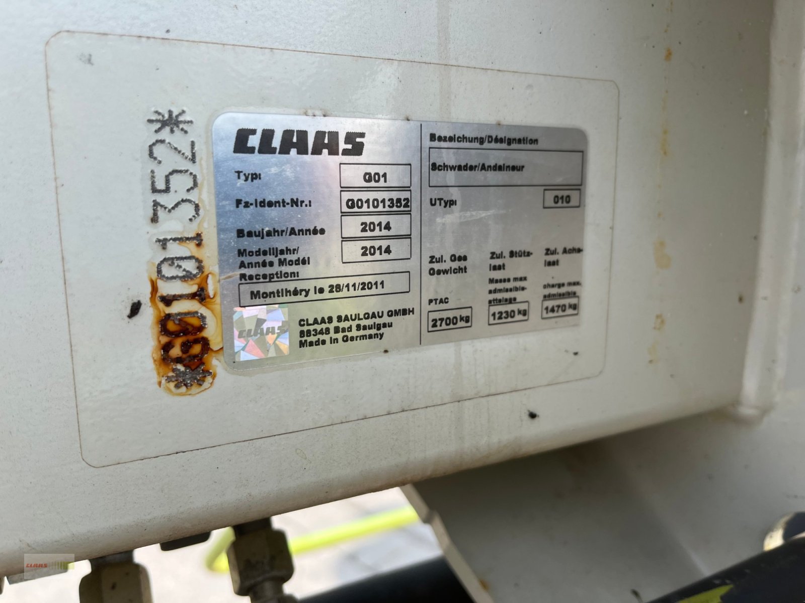 Schwader typu CLAAS Liner 1750, Gebrauchtmaschine v Langenau (Obrázok 19)