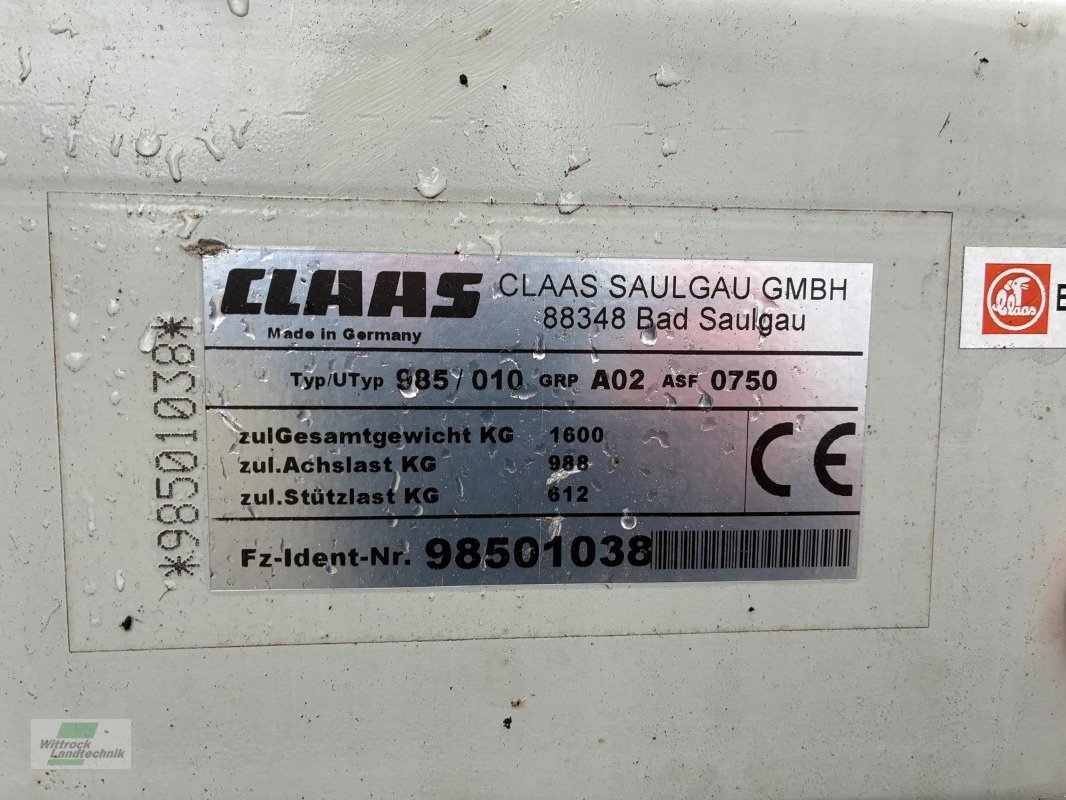 Schwader a típus CLAAS Liner 2600, Gebrauchtmaschine ekkor: Rhede / Brual (Kép 5)