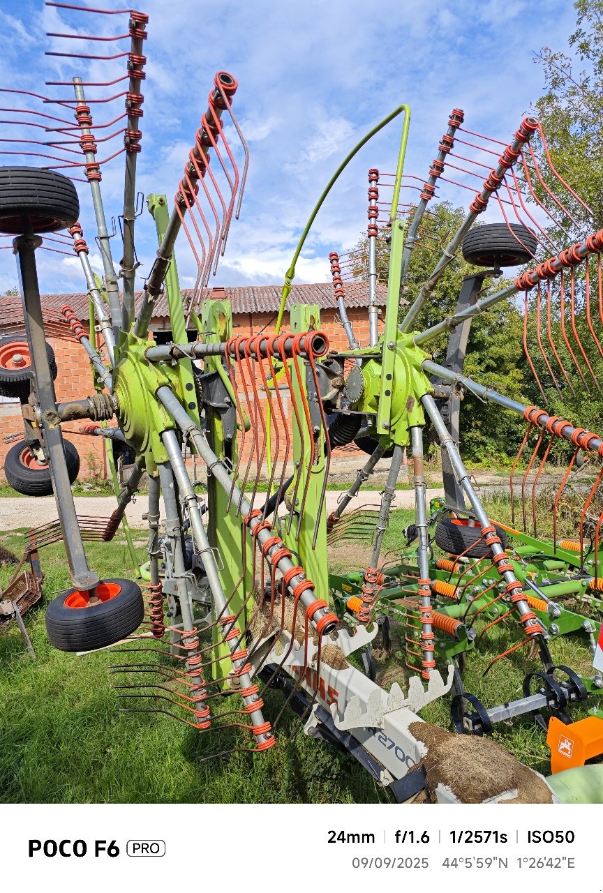 Schwader του τύπου CLAAS LINER 2700, Gebrauchtmaschine σε MORLHON LE HAUT (Φωτογραφία 4)