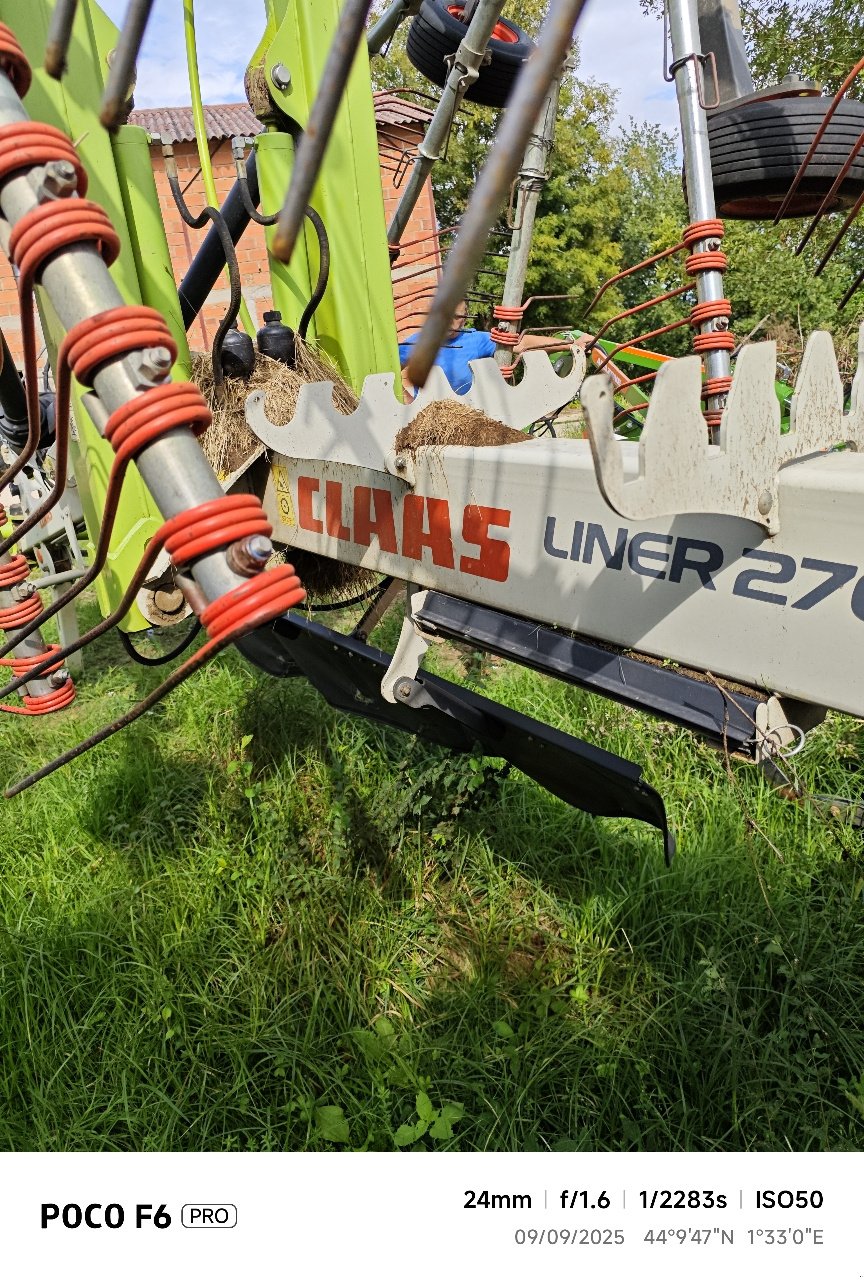 Schwader του τύπου CLAAS LINER 2700, Gebrauchtmaschine σε MORLHON LE HAUT (Φωτογραφία 11)