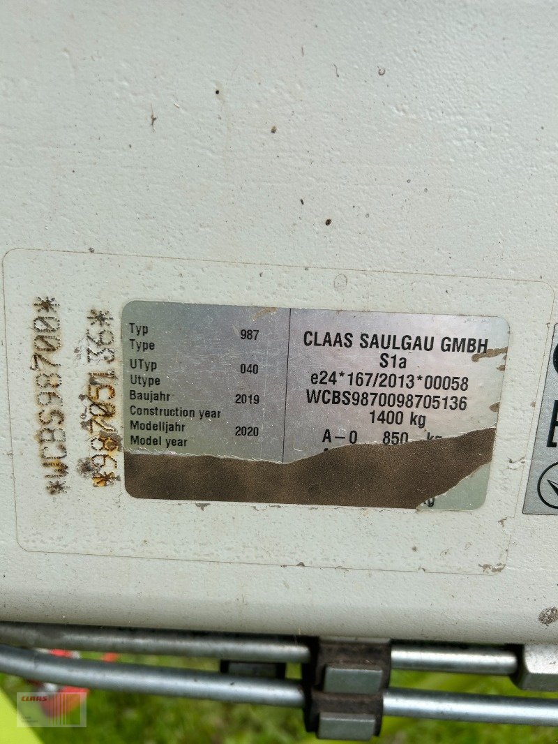 Schwader of the type CLAAS LINER 2800, Gebrauchtmaschine in Weddingstedt (Picture 7)