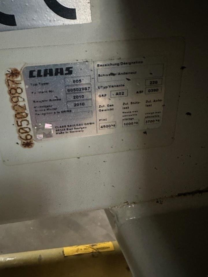 Schwader des Typs CLAAS LINER 3000, Gebrauchtmaschine in Skjern (Bild 4)