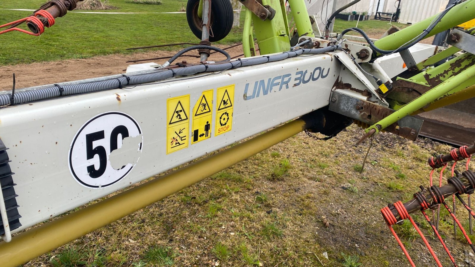 Schwader van het type CLAAS Liner 3000, Gebrauchtmaschine in Kastrup (Foto 4)