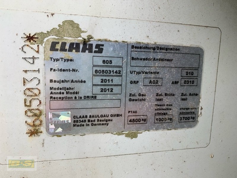 Schwader des Typs CLAAS LINER 3000, Gebrauchtmaschine in Grabow (Bild 7)