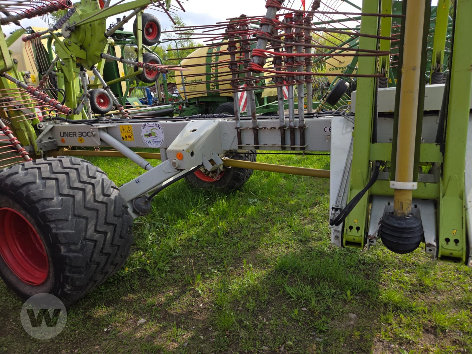 Schwader des Typs CLAAS Liner 3000, Gebrauchtmaschine in Börm (Bild 6)