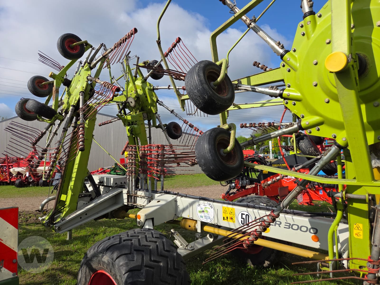 Schwader des Typs CLAAS Liner 3000, Gebrauchtmaschine in Börm (Bild 7)