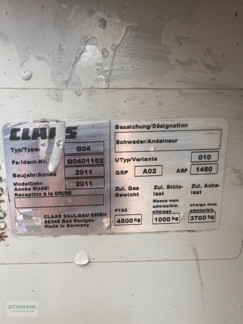 Schwader Türe ait CLAAS Liner 3500, Gebrauchtmaschine içinde Woltersdorf (resim 2)