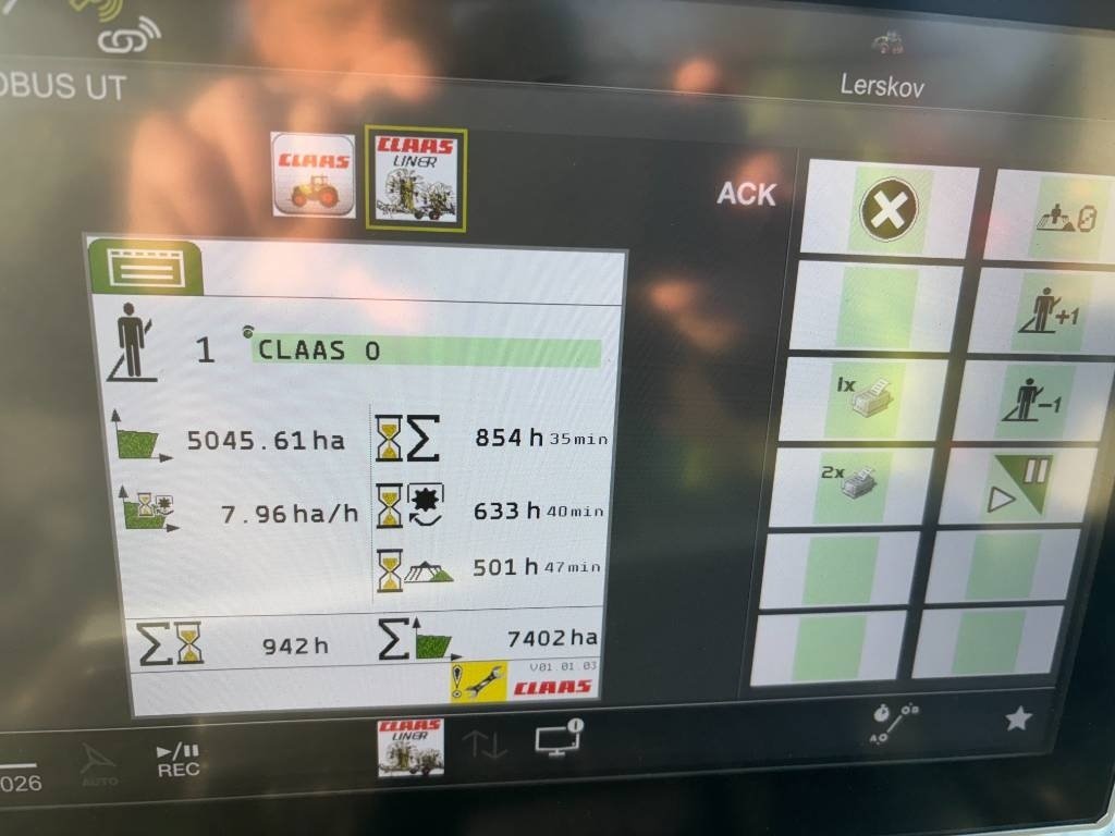 Schwader Türe ait CLAAS Liner 3600, Gebrauchtmaschine içinde Ribe (resim 23)