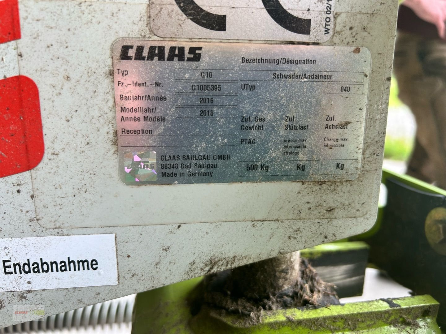 Schwader des Typs CLAAS Liner 370 TA, Gebrauchtmaschine in Erkheim (Bild 4)
