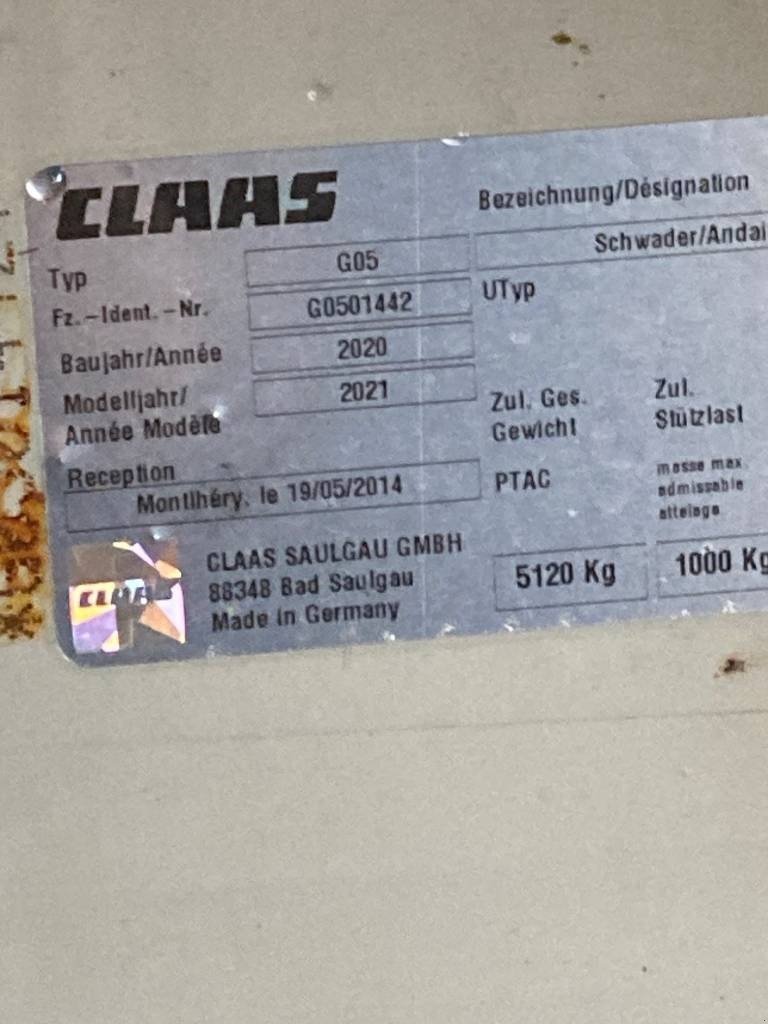 Schwader des Typs CLAAS LINER 4000 HHA, Gebrauchtmaschine in Aalestrup (Bild 8)