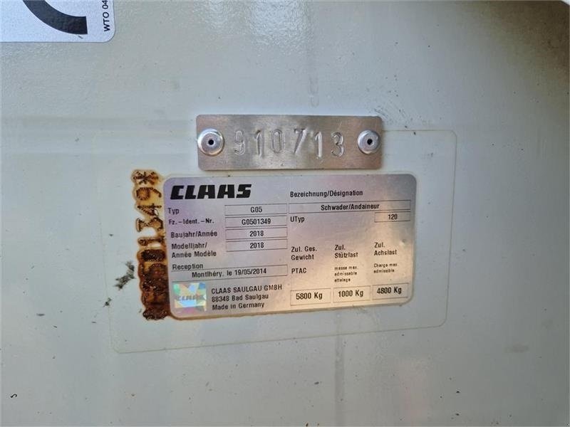 Schwader του τύπου CLAAS LINER 4000HHV 1156 timer, Gebrauchtmaschine σε Ribe (Φωτογραφία 7)