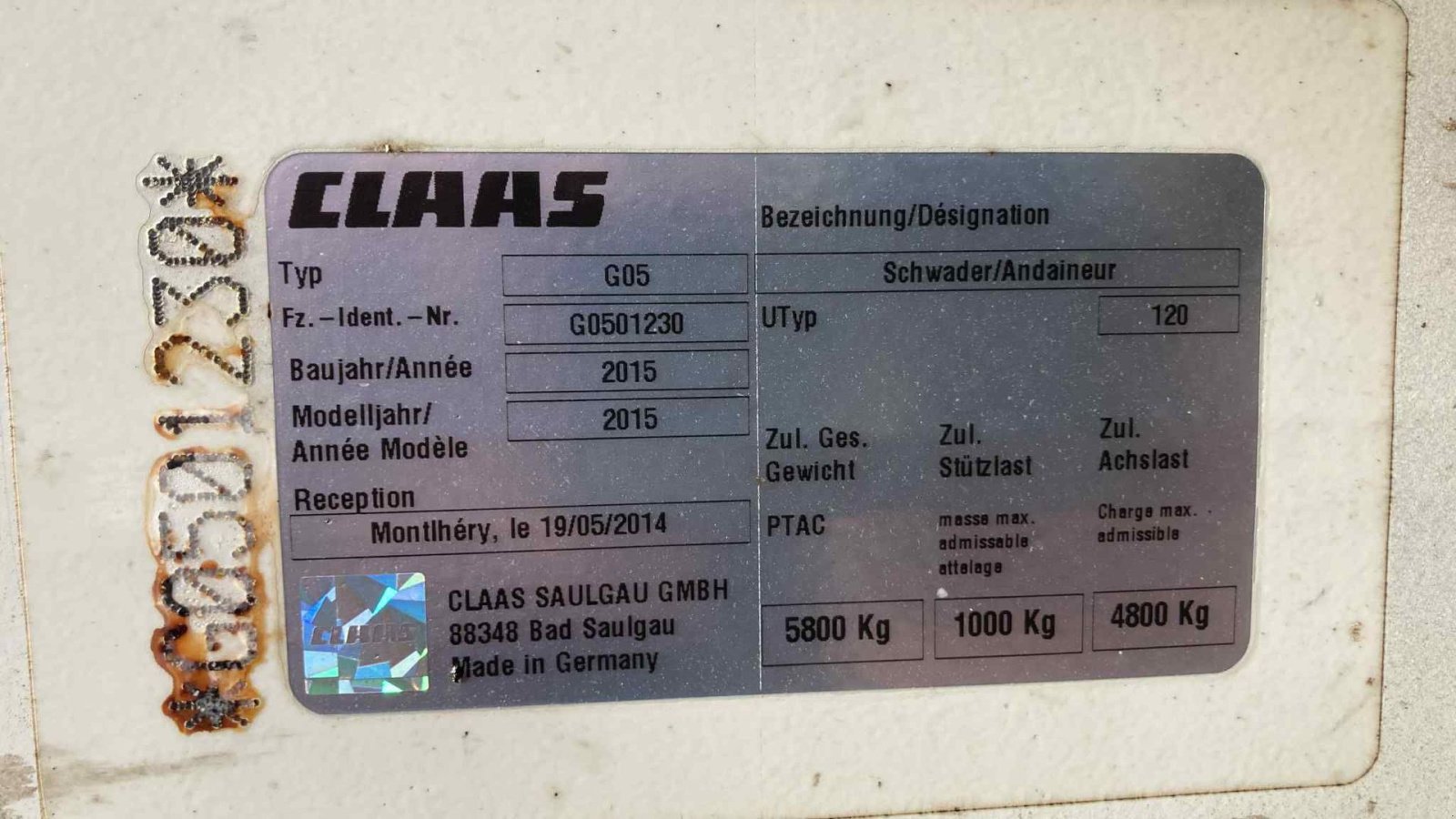 Schwader of the type CLAAS LINER 4000HHV, Gebrauchtmaschine in Aulum (Picture 13)