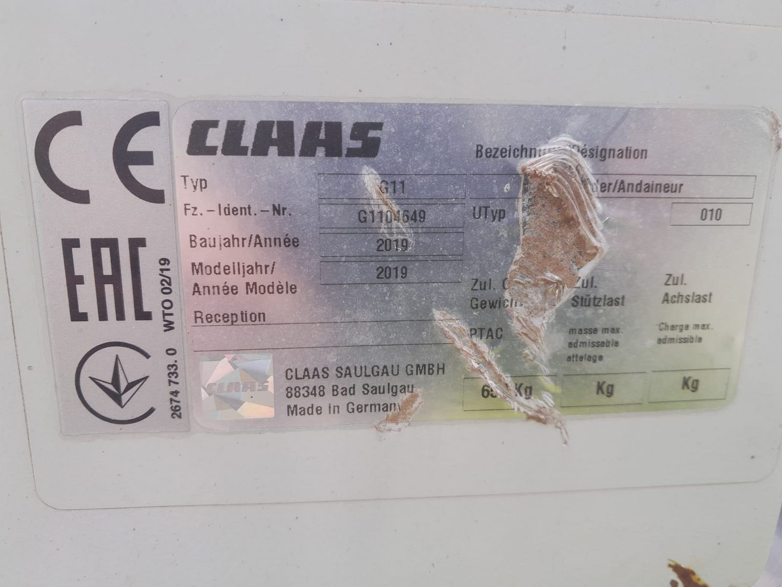 Schwader a típus CLAAS Liner  420, Gebrauchtmaschine ekkor: Hopfgarten (Kép 2)