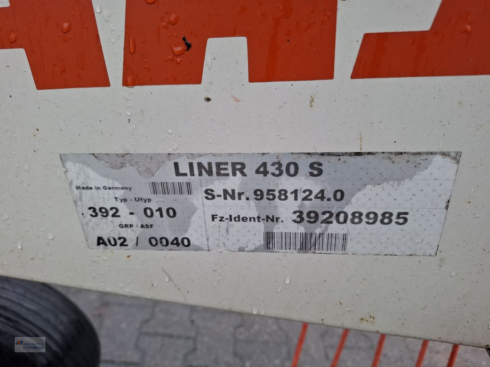 Schwader del tipo CLAAS Liner 430 S, Gebrauchtmaschine In Altenberge (Immagine 9)