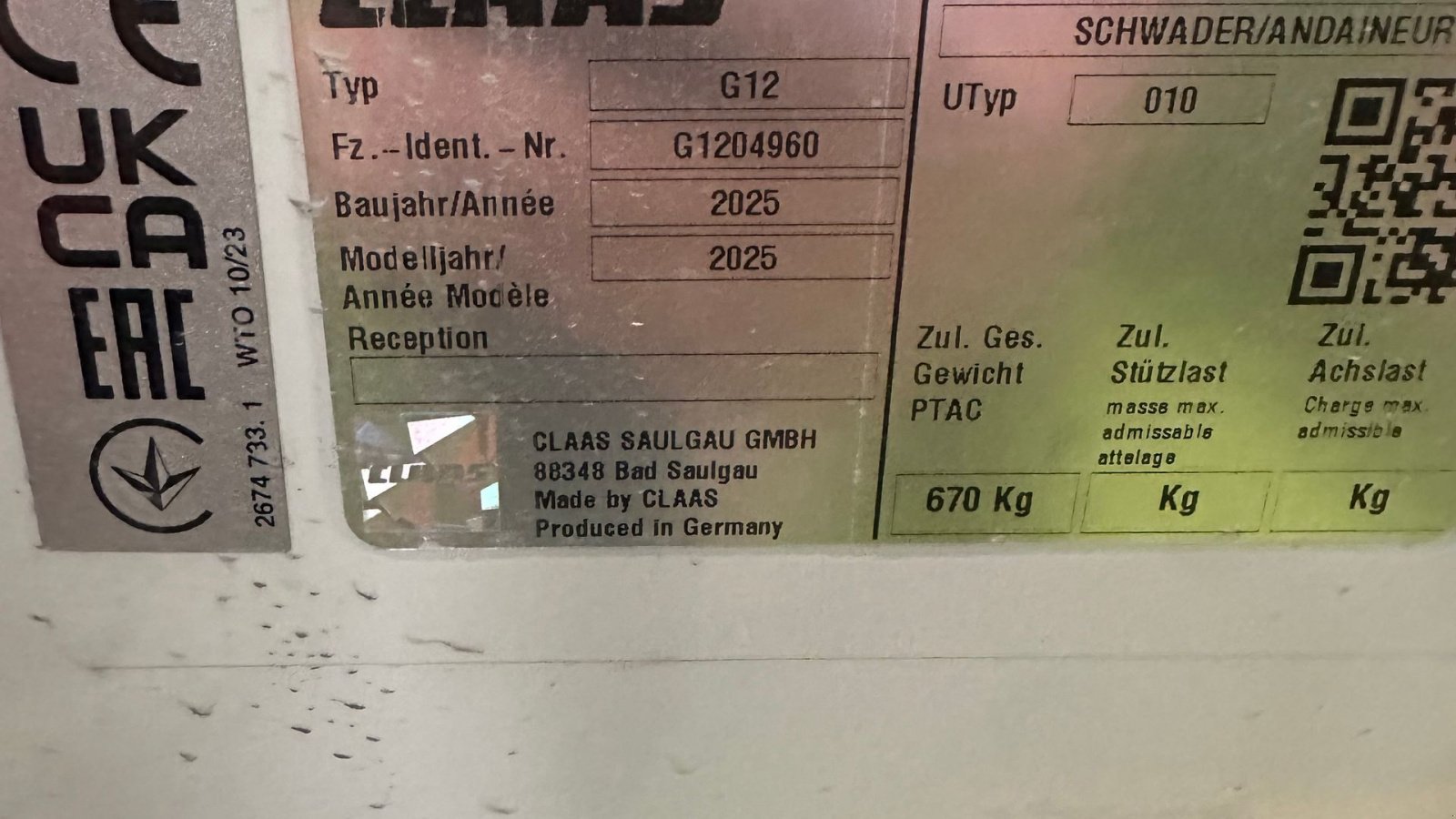 Schwader of the type CLAAS Liner 450 Rive, Gebrauchtmaschine in Tinglev (Picture 4)