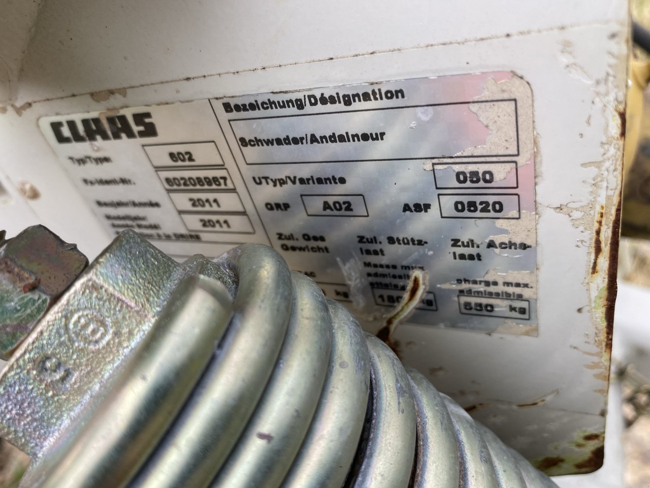 Schwader tipa CLAAS Liner 470 T, Gebrauchtmaschine u VERNOUX EN VIVARAIS (Slika 3)