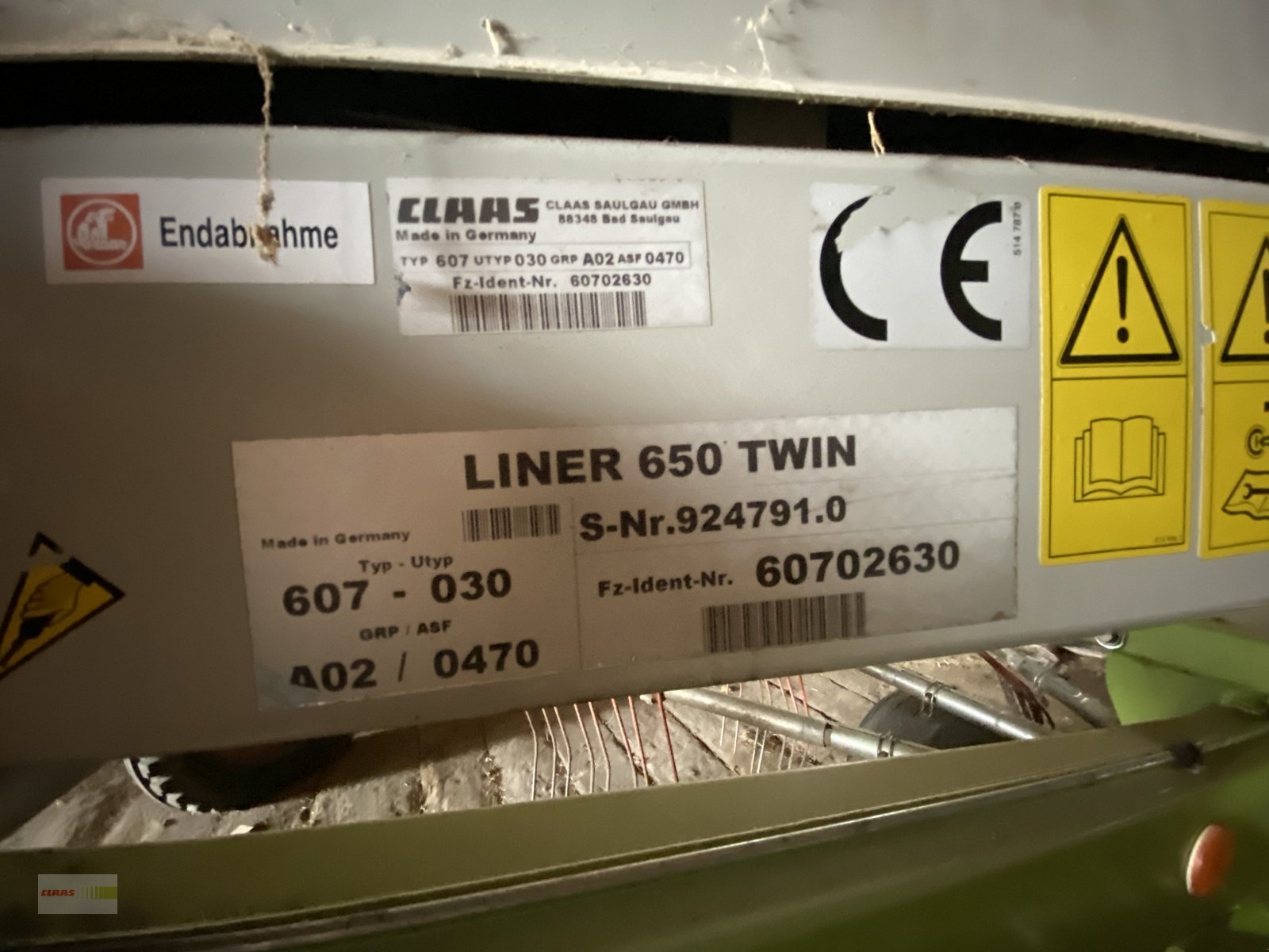 Schwader des Typs CLAAS Liner 650 Twin PREIS REDUZIERT !!!, Gebrauchtmaschine in Erkheim (Bild 8)