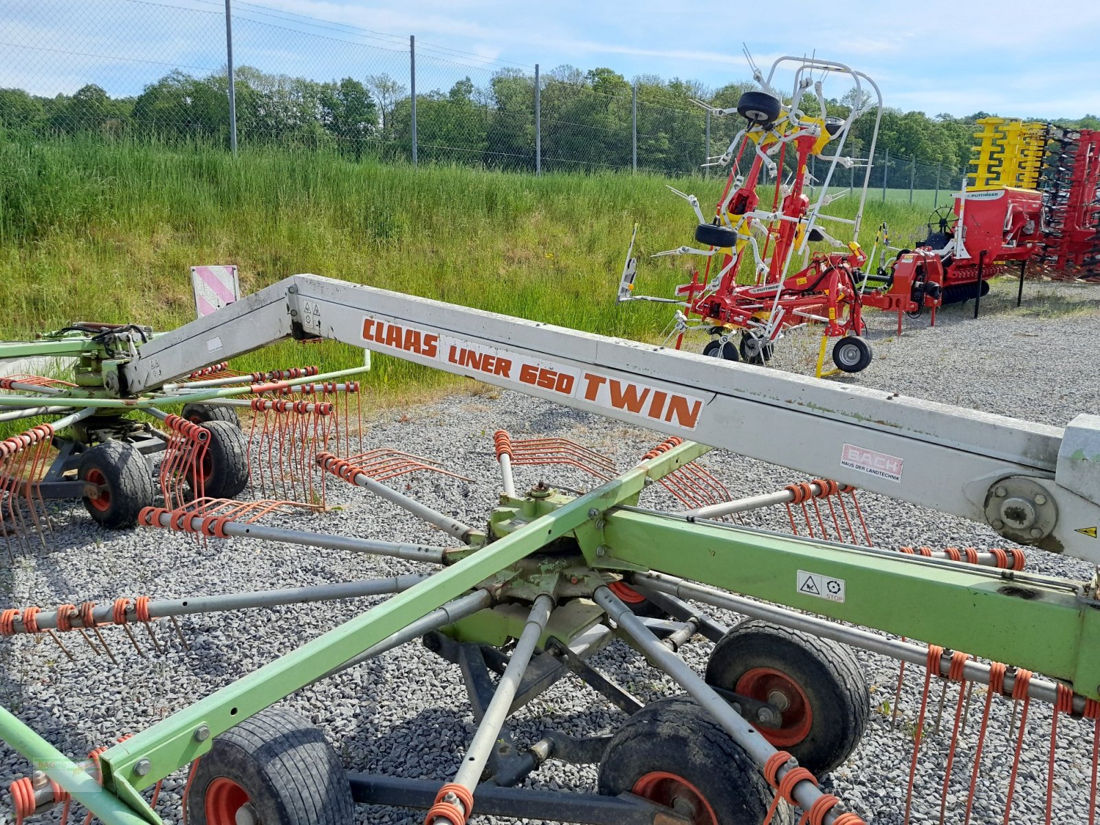 Schwader Türe ait CLAAS Liner 650 Twin, Gebrauchtmaschine içinde Ingelfingen-Stachenhausen (resim 2)