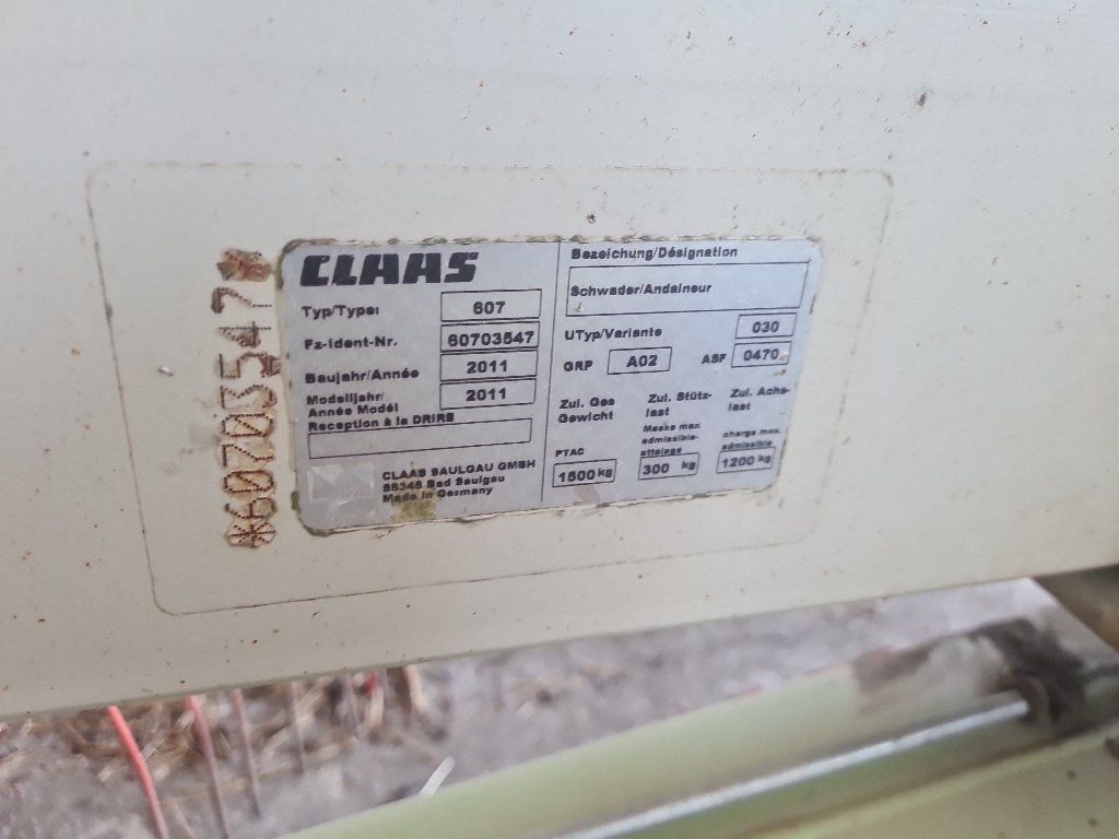 Schwader tipa CLAAS Liner 650 TWIN, Gebrauchtmaschine u Calmont (Slika 5)