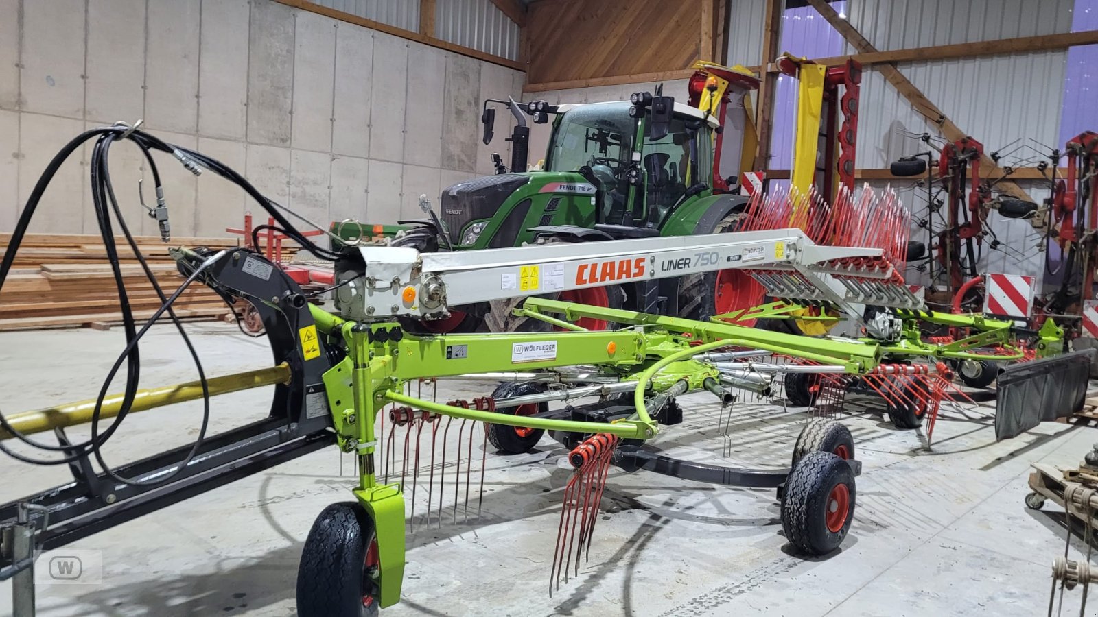 Schwader Türe ait CLAAS Liner 750 Twin, Gebrauchtmaschine içinde Zell an der Pram (resim 1)
