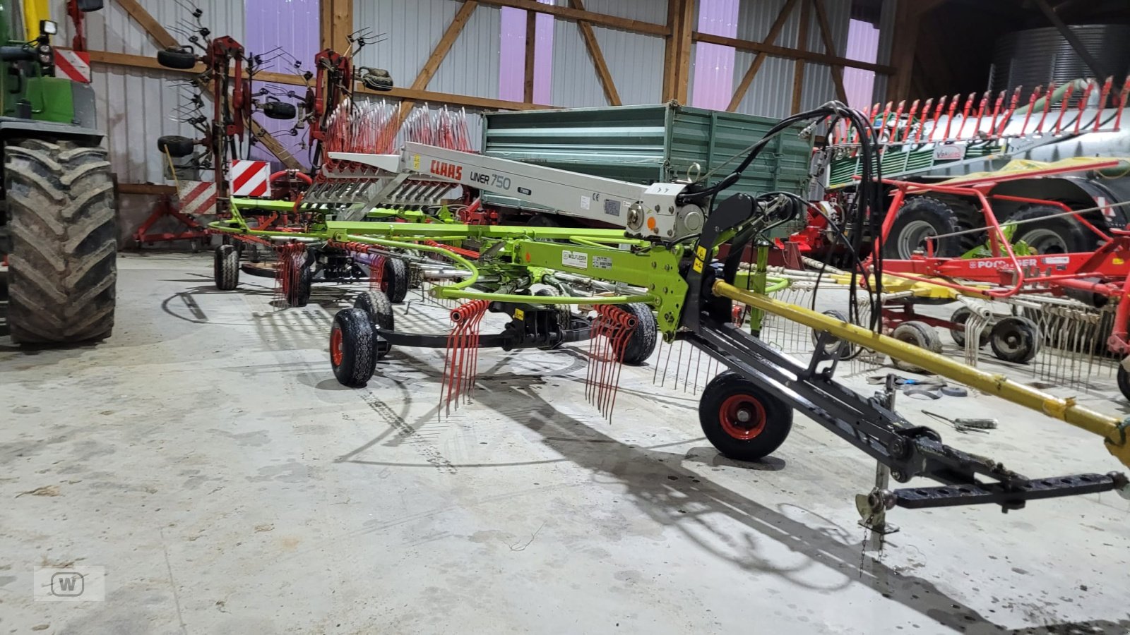 Schwader Türe ait CLAAS Liner 750 Twin, Gebrauchtmaschine içinde Zell an der Pram (resim 7)