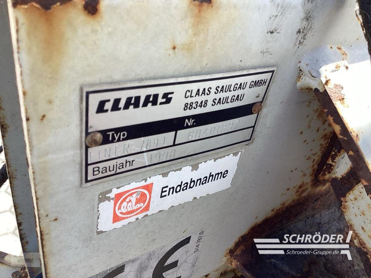 Schwader от тип CLAAS LINER 780 L, Gebrauchtmaschine в Norden (Снимка 11)