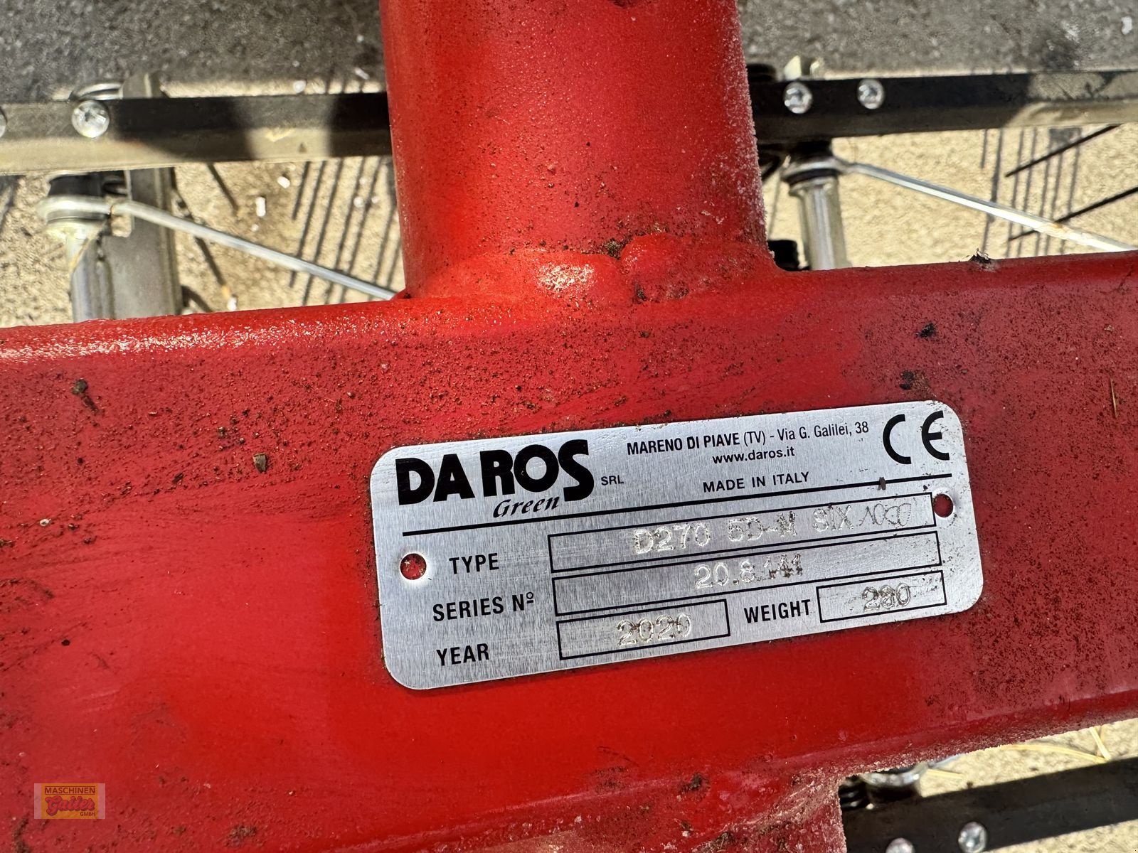 Schwader des Typs DAROS D 270 5D-M Bandrechen 5 reihig 270cm, Gebrauchtmaschine in Kötschach (Bild 19)